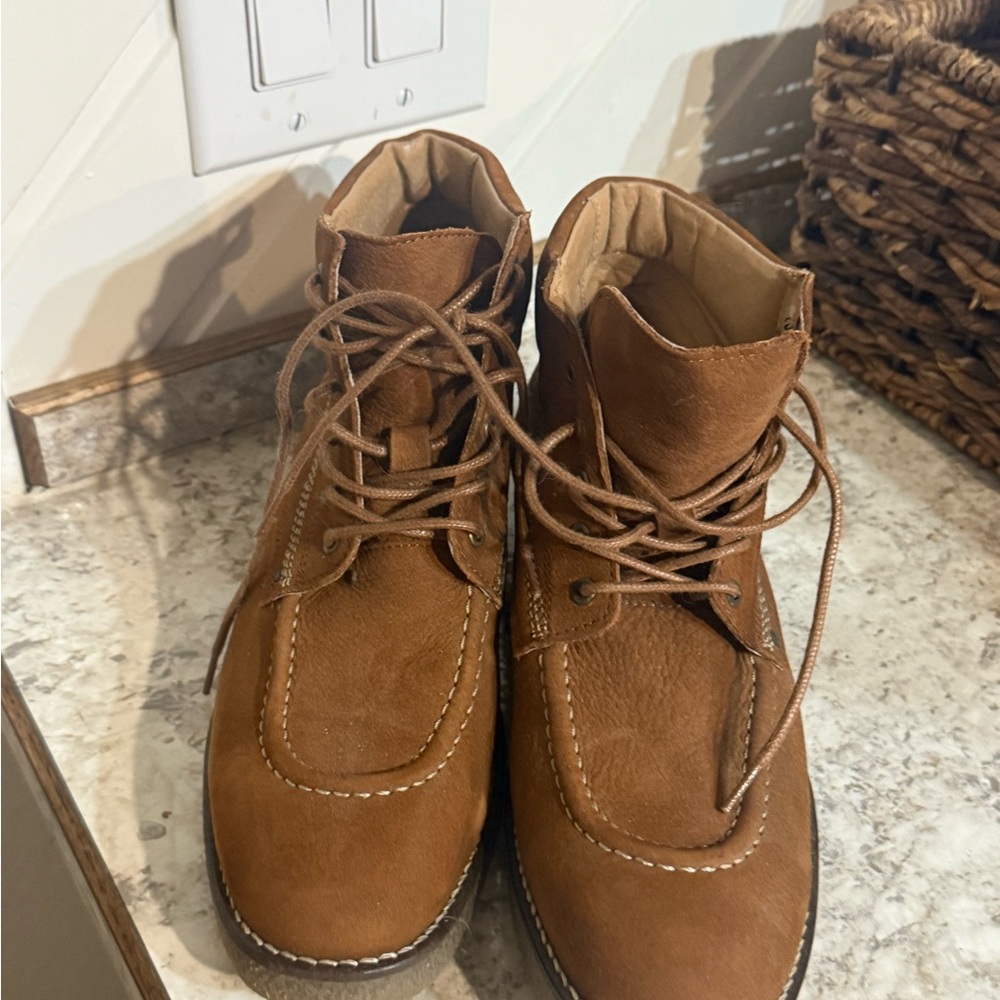 Brown Leather Boots